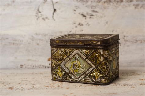 antique metal boxes